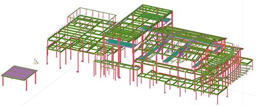 Herbert Hoover High School Theater, San Diego, CA | General Contractor: Balfour Beatty Construction | 325 Tons of Steel